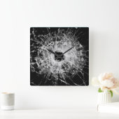 Horloge Carrée Trou de puce (Maison)