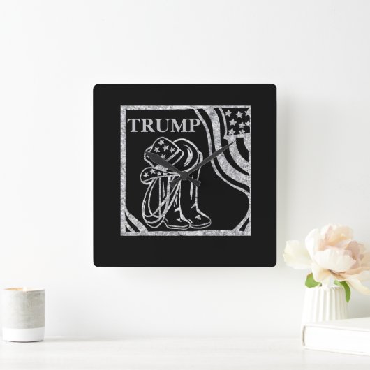 HORLOGE CARRÉE TRUMP (Maison)
