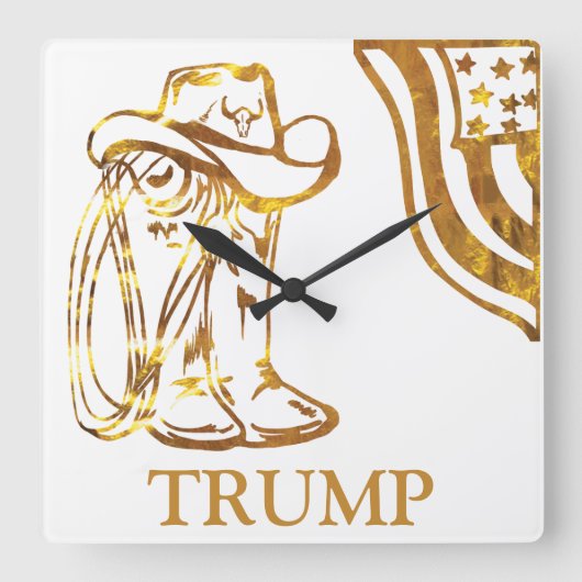 HORLOGE CARRÉE TRUMP (Recto)