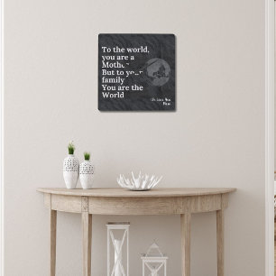 Horloge Carrée Tu es notre maman du monde