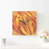 Horloge Carrée Tulip Power I (Maison)