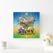 Horloge Carrée TUNE SQUAD™ contre Monstars (Maison)