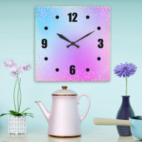 Turquoise pink ombre aquarelle confetti points chi