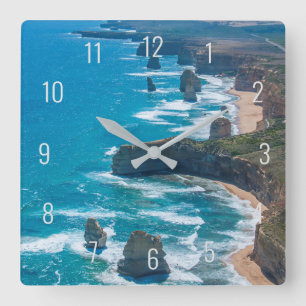 Horloge Carrée Twelve Apostles Great Ocean Road Aerial