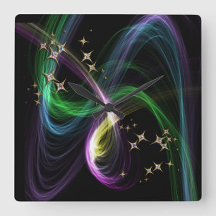 Horloge Carrée Twinkle Little Star 2 - art bling