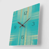 Horloge Carrée Type moderne (Angle)
