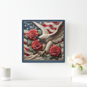 Horloge Carrée U.S.A. 250th Anniversary Commemorative (Maison)