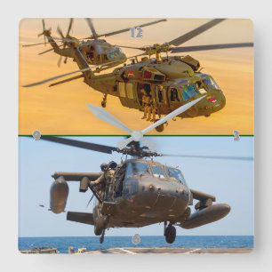 HORLOGE CARRÉE UH-60M NOIR HAWK