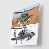 HORLOGE CARRÉE UH-60M NOIR HAWK (Angle)