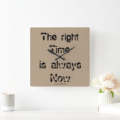 Horloge Carrée Uhr "Le bon moment" (Maison)