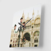 Horloge Carrée Un concert vénitien (Angle)