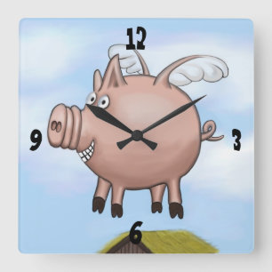 Horloge Carrée Un jour…