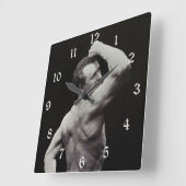 Horloge Carrée Un nouvel article de StrongMen Eugen Sandow Bodybu (Angle)