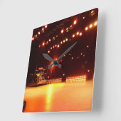 Horloge Carrée Un stage (Angle)