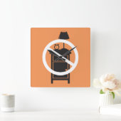 Horloge Carrée Un Stand De Nuit (Maison)