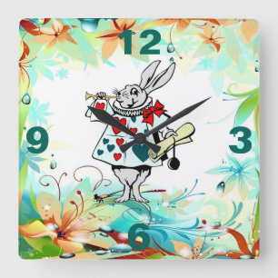 Horloge Carrée Un Unbirthday très joyeux