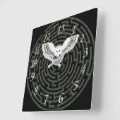 Horloge Carrée Underground Maze 13 Hour (Angle)