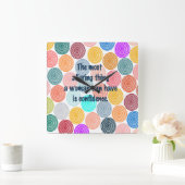 Horloge Carrée Une femme séduisante (Maison)