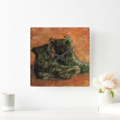 Horloge Carrée Une paire de chaussures de Vincent van Gogh (Maison)