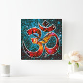 Horloge Carrée Universal OM Hum (Maison)