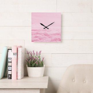 Horloge Carrée Up in the Dreamy Clouds 8