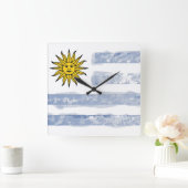 Horloge Carrée Uruguay (Maison)
