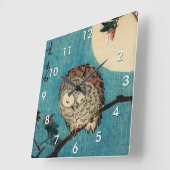 Horloge Carrée Utagawa Hiroshige (Angle)