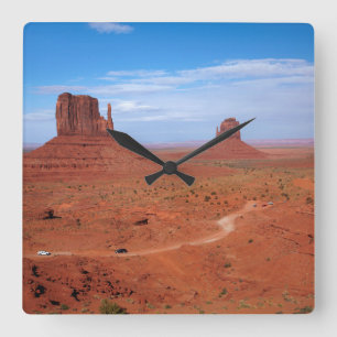 Horloge Carrée Utah. Frontière de l'Arizona, Nation Navajo, Monu