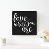 Horloge Carrée V citable (Maison)