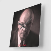 Horloge Carrée V.I. Lénine - Patron de l'Union soviétique - CCCP (Angle)