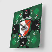 Horloge Carrée Valais (Angle)