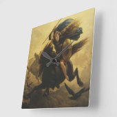 Horloge Carrée Valkyrie, 1865 (Angle)