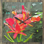Horloge Carrée Vallarta Flaming Beauty 1583<br><div class="desc">Peinture Collection "Vallarta Flaming Beauty 1583" Je pense que c'est compliqué Personnalisez sur la page du produit ou cliquez sur le bouton "Personnaliser" pour plus d'options de conception. Personnalisez la page produit ou cliquez sur le bouton personnaliser pour obtenir plus d'options de conception. Design créé à partir de mon tableau...</div>