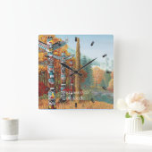 Horloge Carrée Vancouver Clock (Maison)