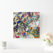 Horloge Carrée VASSILY KANDINSKY - Composition VII 1913 (Maison)