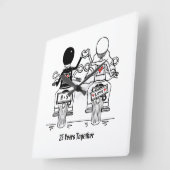 Horloge Carrée Venin personnel de Biker (Angle)