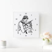 Horloge Carrée Very Cool Chemist (Maison)