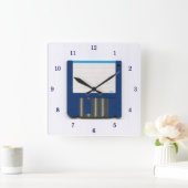 Horloge Carrée Very cool Floppy Disk Wall Clock (Maison)