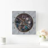 Horloge Carrée Very Fun Simulated Transparent Wall Clock (Maison)
