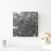 Horloge Carrée Veuve noire dans Spider Web | Halloween (Maison)