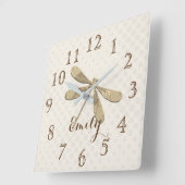 Horloge Carrée Vibe Gold Holiday (Angle)