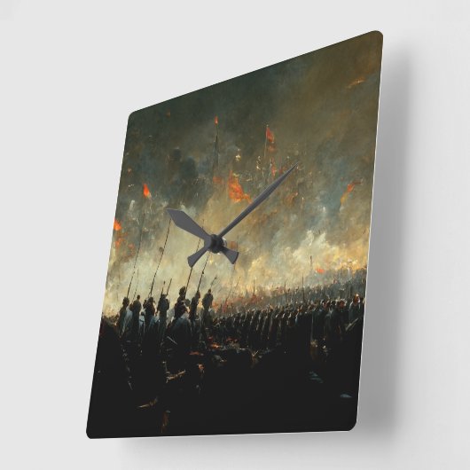 Horloge Carrée Victoire (Angle)