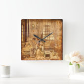 Horloge Carrée Victorian Lullaby (Maison)