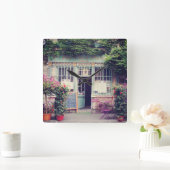 Horloge Carrée Vieille ville vintage Paris (Maison)