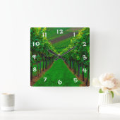 Horloge Carrée Vignoble (Maison)