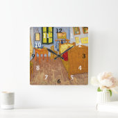 Horloge Carrée Vincent van Gogh - Chambre de Vincent à Arles (Maison)