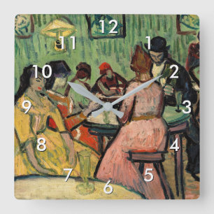 Horloge Carrée Vincent van Gogh - La Maison de Tolérance