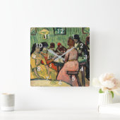 Horloge Carrée Vincent van Gogh - Le Brothel (Maison)