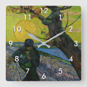 Horloge Carrée Vincent van Gogh - Le Semeur