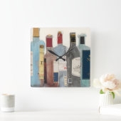 Horloge Carrée Vins et spiritueux (Maison)